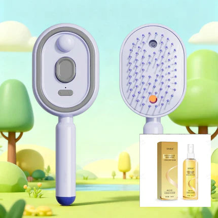 2-i-1 massage- og hårbørste | Hårbørste med Spray og Massage til Alle Hårtyper