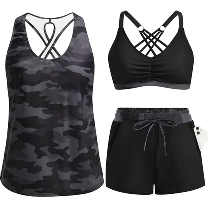 Flexora Shape Tankini - Smigrende pasform med komfort, der holder hele dagen