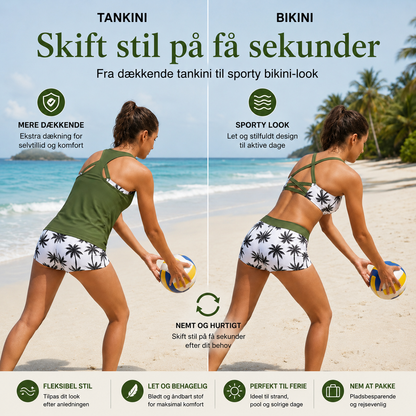 Flexora Shape Tankini - Smigrende pasform med komfort, der holder hele dagen