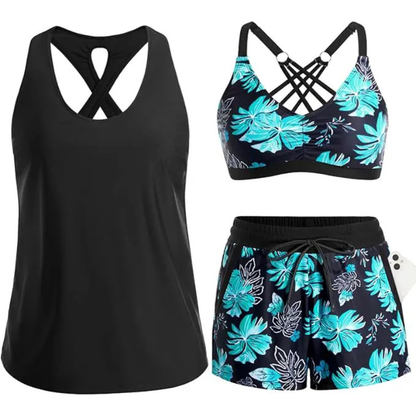 Flexora Shape Tankini - Smigrende pasform med komfort, der holder hele dagen