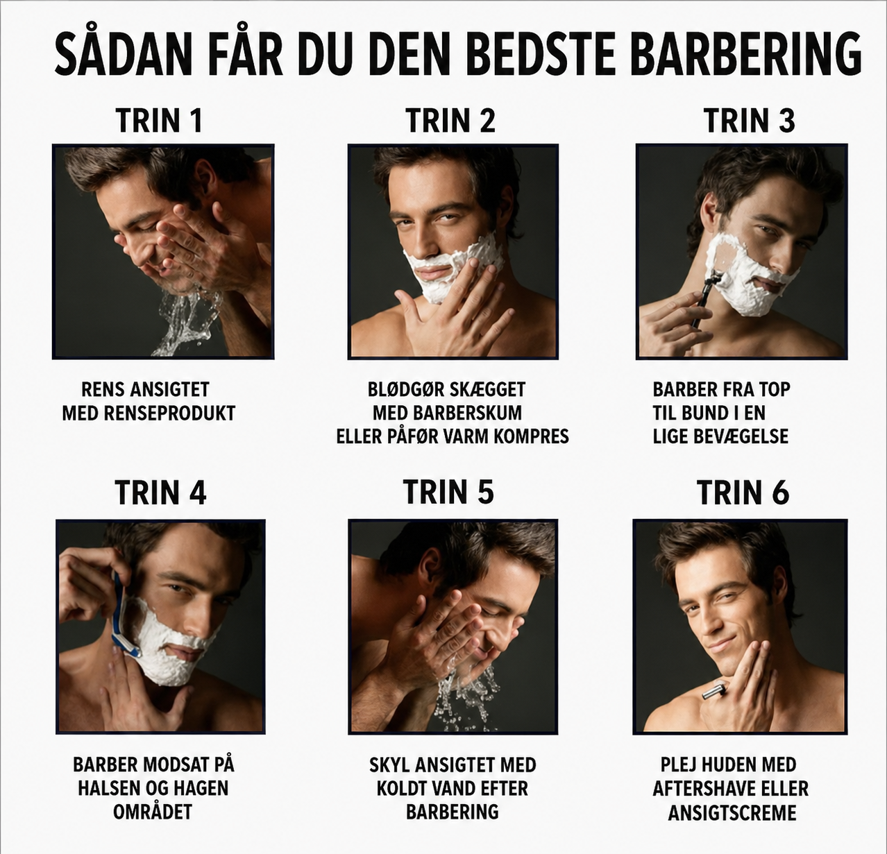 NordShave Barbersæt - 1 skaft + 24 barberblade