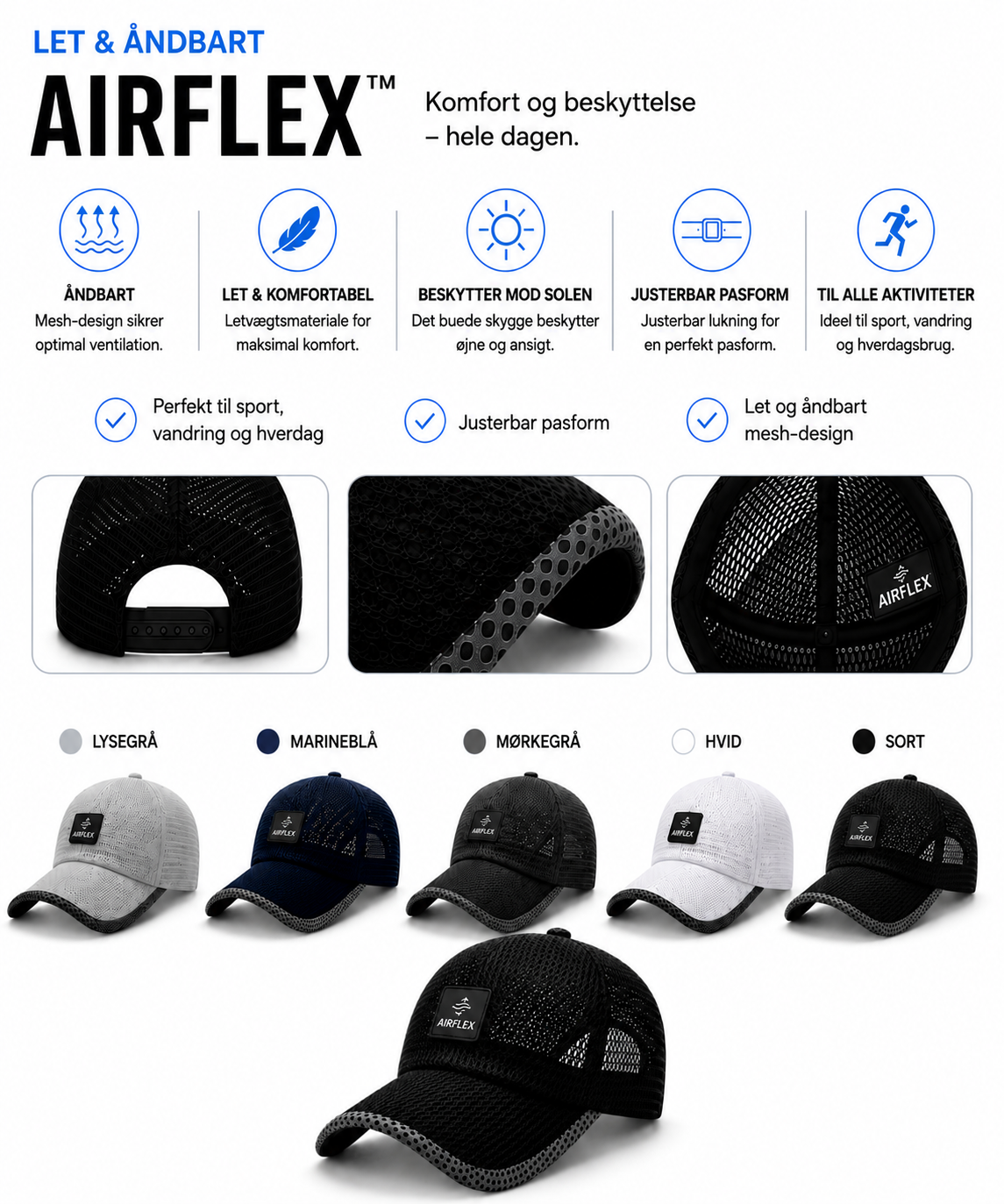 AirFlex™ - Åndbar komfort til hverdagen