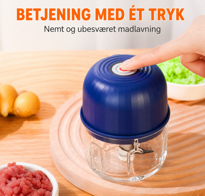 Trådløs Minihakker – Spar tid i køkkenet med ét tryk
