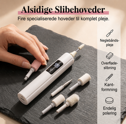 2026 UDSALG! 🥳  💅 Over 50.000 tilfredse kunder! ✨ 50 % RABAT – Kun i en begrænset periode!  Professionel elektrisk neglefil med 99 hastigheder – Perfekt til at forme, udglatte og polere selv tykke negle. Få salonresultater derhjemme. 🌟💎