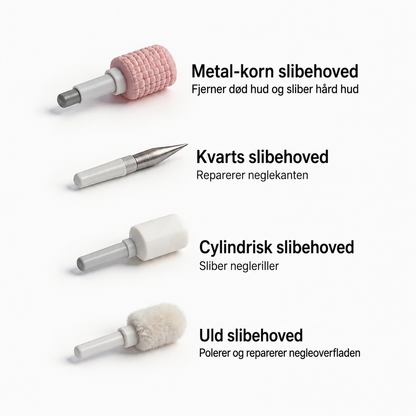 2026 UDSALG! 🥳  💅 Over 50.000 tilfredse kunder! ✨ 50 % RABAT – Kun i en begrænset periode!  Professionel elektrisk neglefil med 99 hastigheder – Perfekt til at forme, udglatte og polere selv tykke negle. Få salonresultater derhjemme. 🌟💎