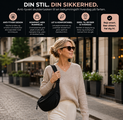 Lunéra™ | Tidløs elegance til enhver anledning - En stilfuld skuldertaske med et tidløst design, der kombinerer elegance, komfort og funktionalitet.