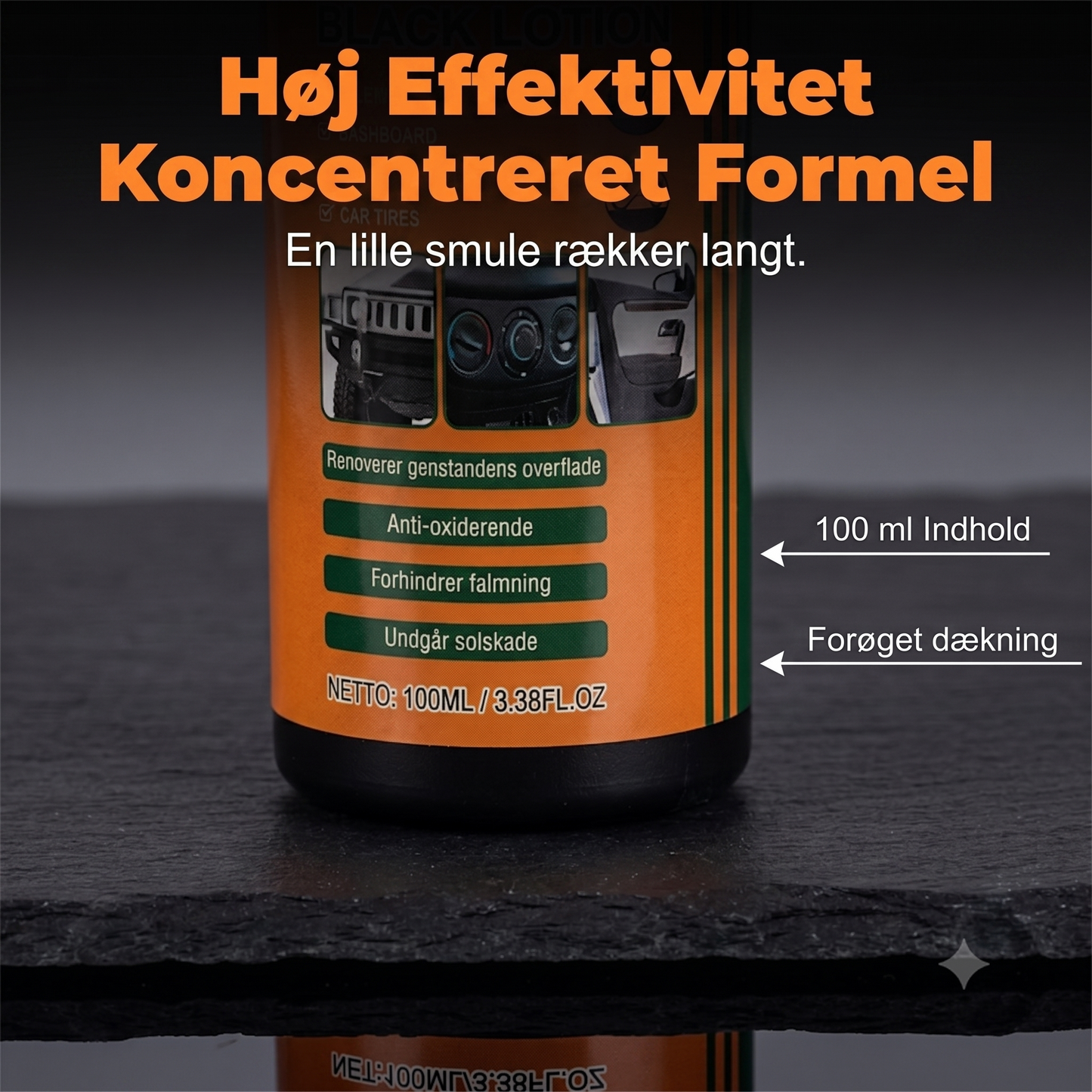 BilGlans™ - UV-beskyttende plastfornyer til bil