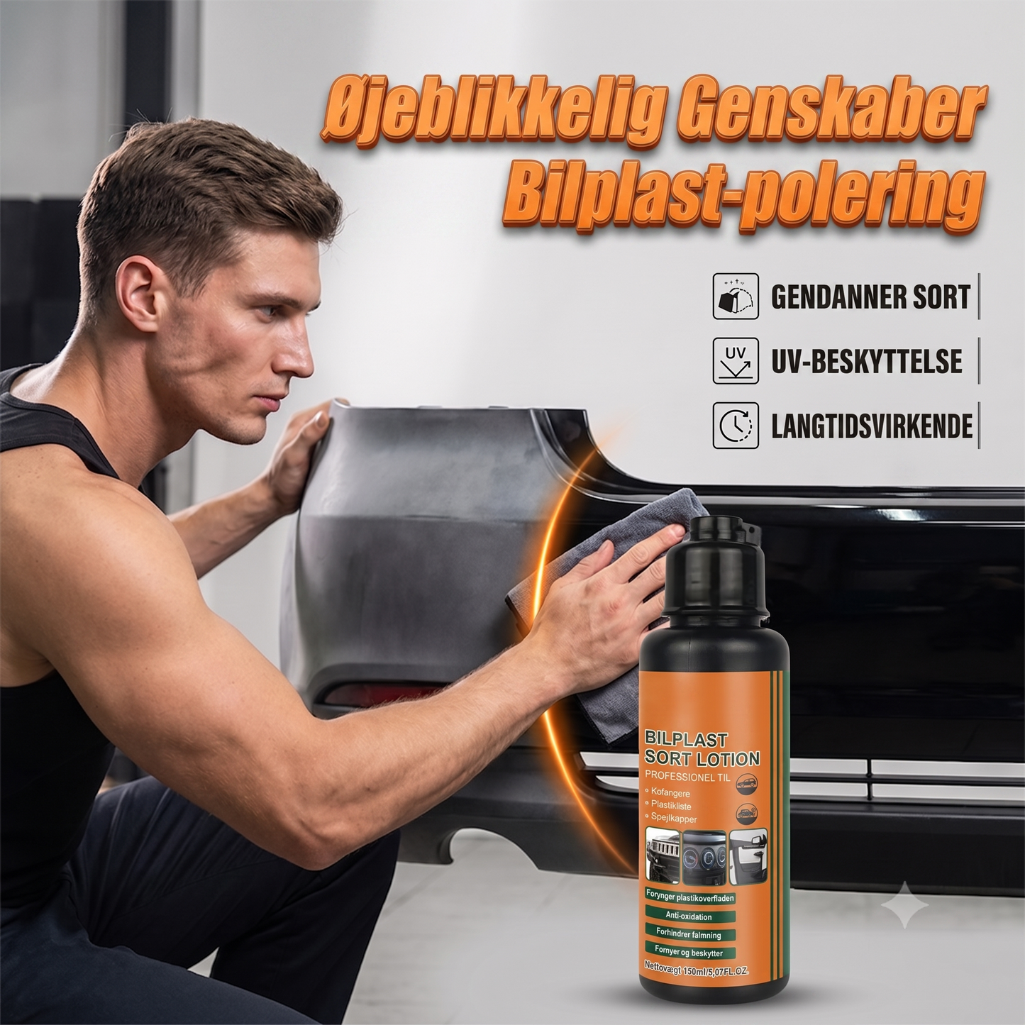 BilGlans™ - UV-beskyttende plastfornyer til bil