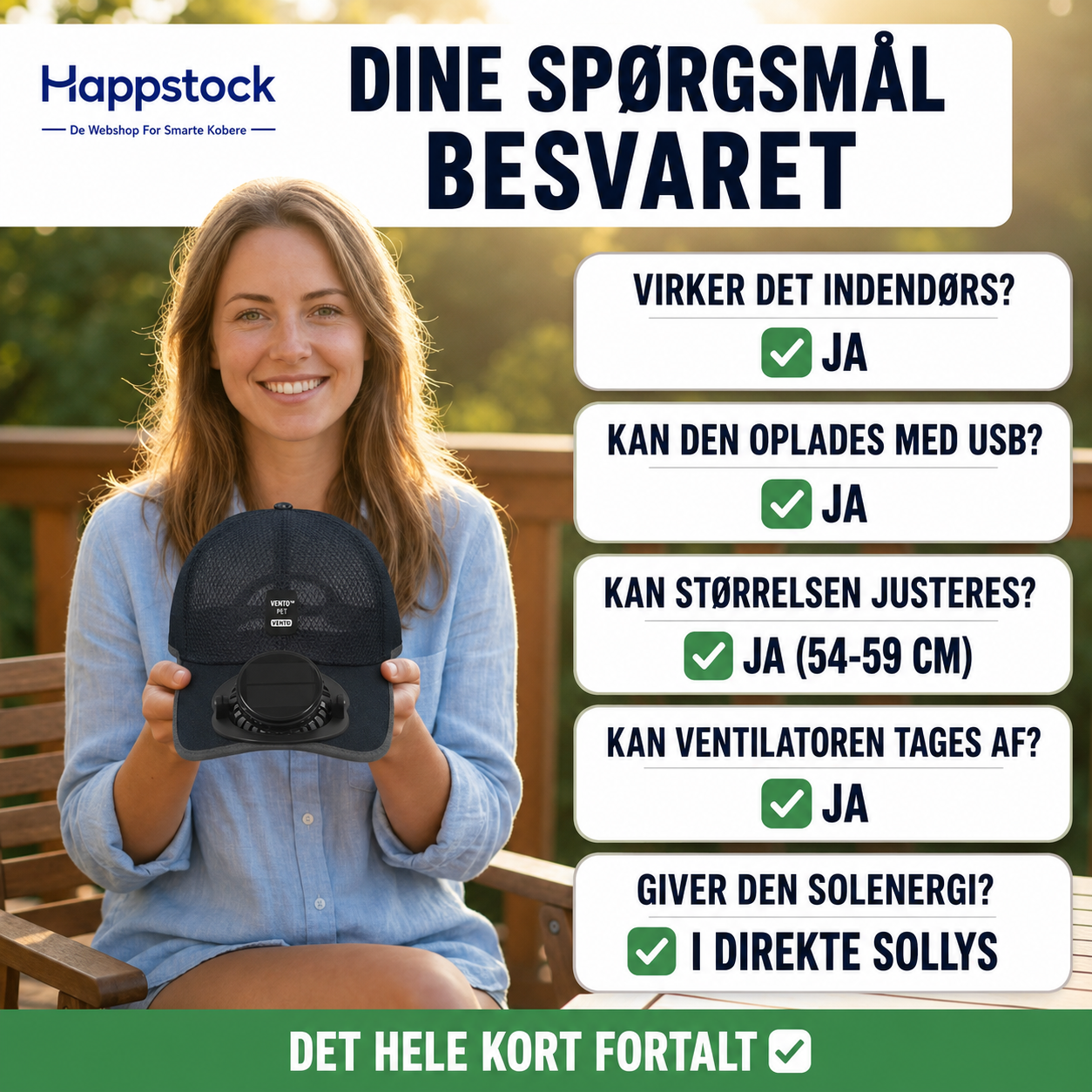 VENTO™ | Kølende Solkasket med UV-Beskyttelse