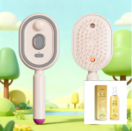 2-i-1 massage- og hårbørste | Hårbørste med Spray og Massage til Alle Hårtyper