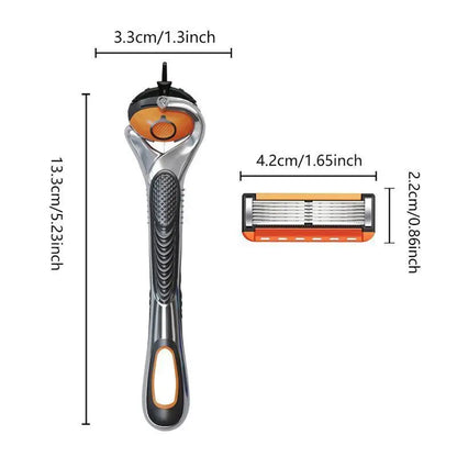 NordShave Barbersæt - 1 skaft + 24 barberblade