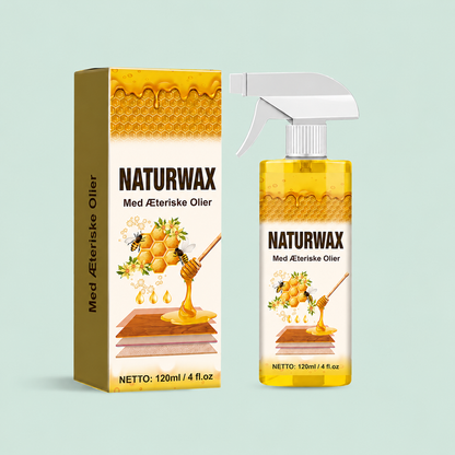 Naturwax – Naturlig Bivoks-spray til Pleje, Beskyttelse og Fornyelse af Træ