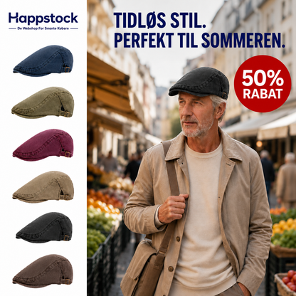 GentCap™ | Elegant Flat Cap til Enhver Anledning
