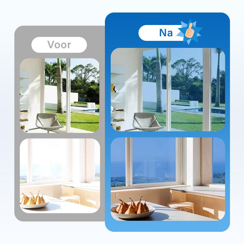 aanpassen -  Eenrichtingsprivacy warmte-isolerende folie voor glas 🏠✨